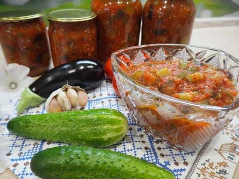Melanzane per l'inverno senza sterilizzazione - 5 migliori ricette con foto passo dopo passo