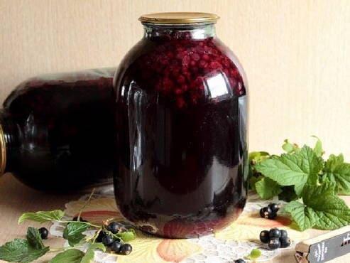 Johannisbeerkompott für ein 3-Liter-Glas für den Winter - 5 Rezepte mit Foto Schritt für Schritt