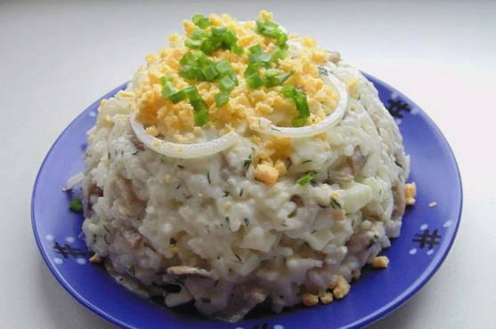 Salata od gljiva i riže