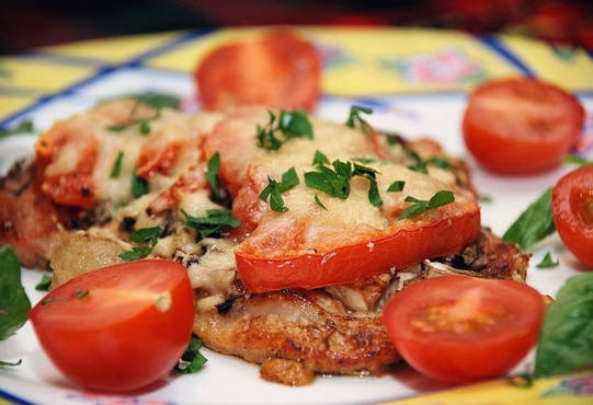 Braciole di maiale al forno senza formaggio