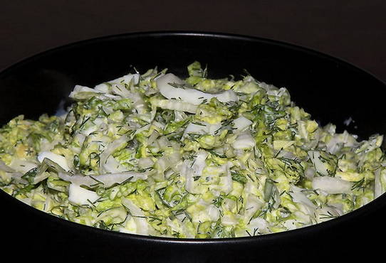 Peking-Kohl-Eier-Salat