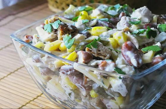 Bohnensalat in Dosen