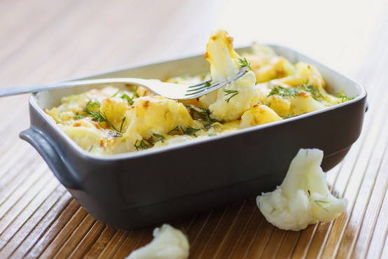 Blumenkohlauflauf mit Käse