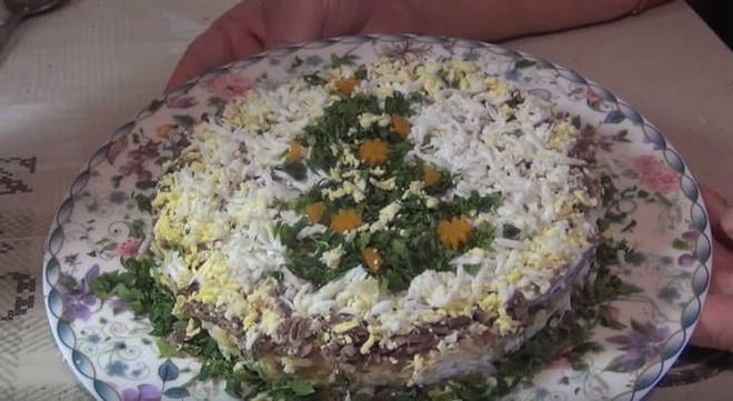 Insalata di fegato di maiale
