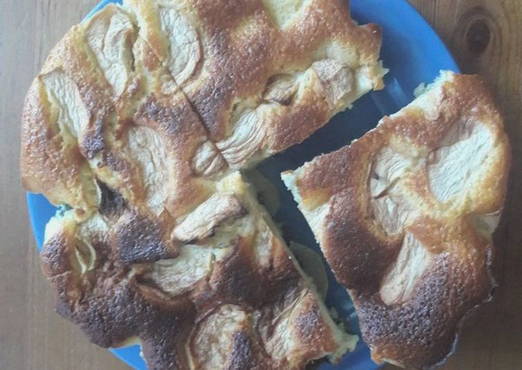 Torta di acetosella e mele