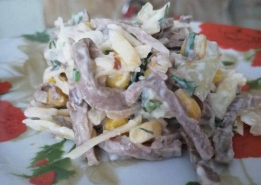 Zungen- und Maissalat