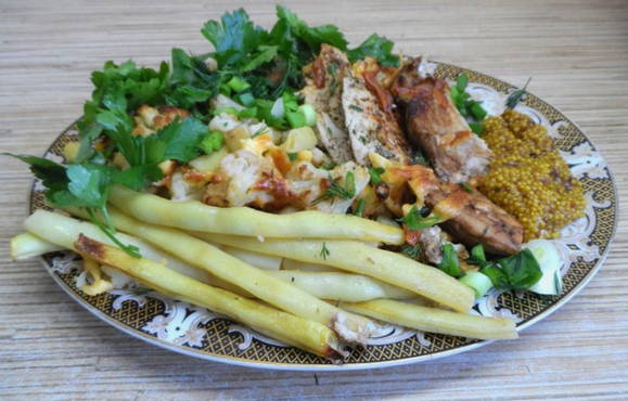 Costolette di pollo con formaggio al forno