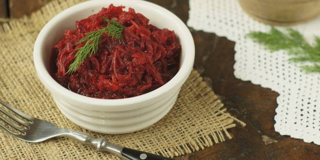 Rote-Bete-Salat Leck deine Finger