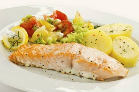 Salmone rosa al microonde