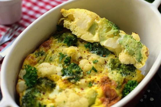 Blumenkohlauflauf ohne Käse