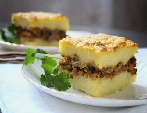 Kartoffelauflauf mit Hackfleisch ohne Käse