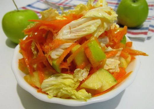 Peking-Kohl-Apfel-Salat