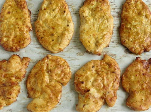 Costolette di pollo senza uova