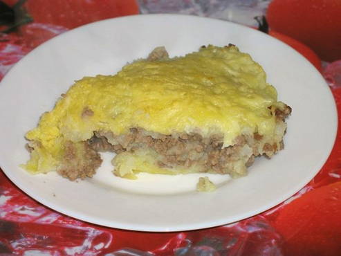 Kartoffelauflauf mit Hackfleisch