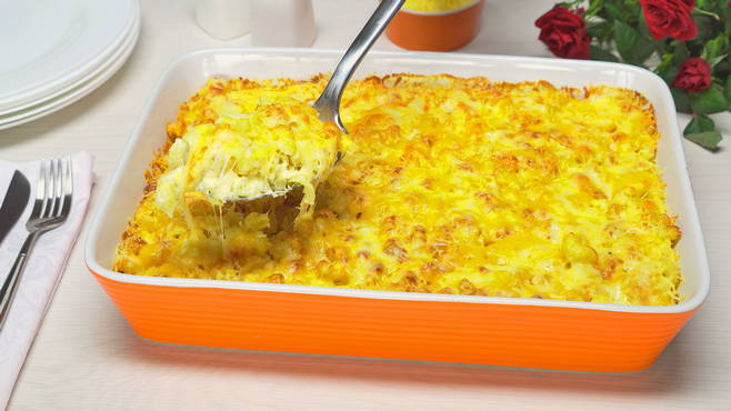 Sformato di pasta con formaggio
