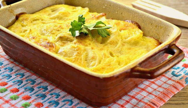 Kartoffelauflauf mit Käse