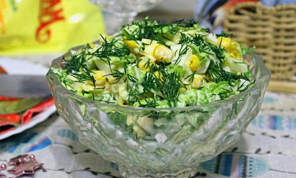 Peking-Kohl-Käse-Salat
