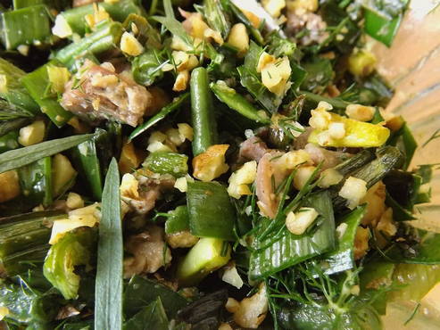Zungen-Bohnen-Salat