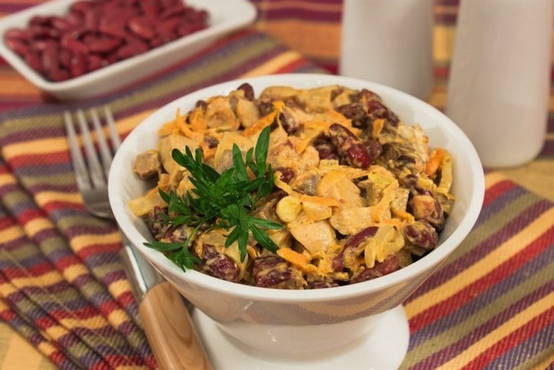 Insalata di fegato e fagioli