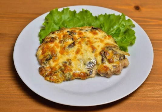 Braciole di maiale con funghi