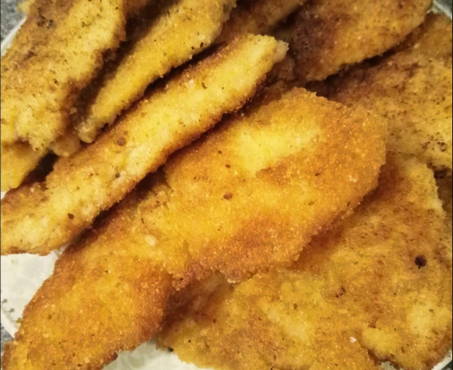 Panierte Hähnchenfiletkoteletts