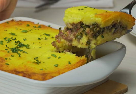 Kartoffelpüree Auflauf mit Hackfleisch