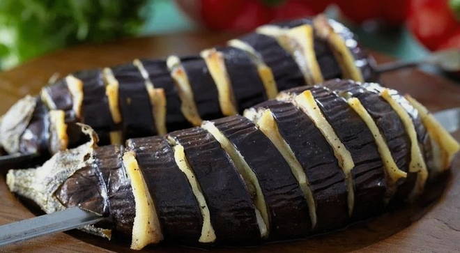 Melanzane con pancetta alla griglia