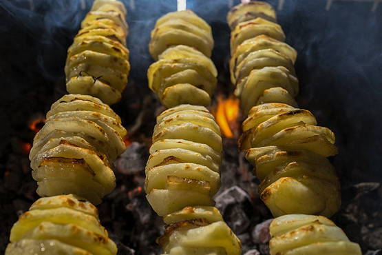 Grillkartoffeln ohne Folie