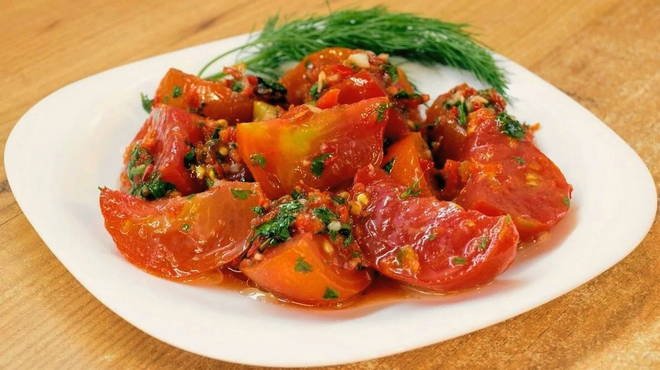 Koreanischer Tomatensalat