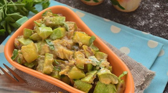 Gebratener Zucchinisalat