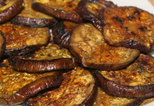 Melanzane grigliate con funghi