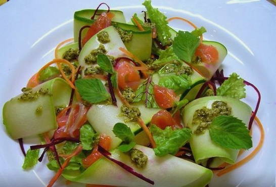 Insalata di zucchine giovani
