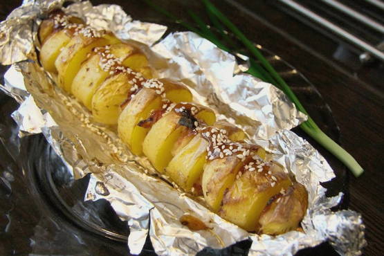 Patate al cartoccio alla griglia