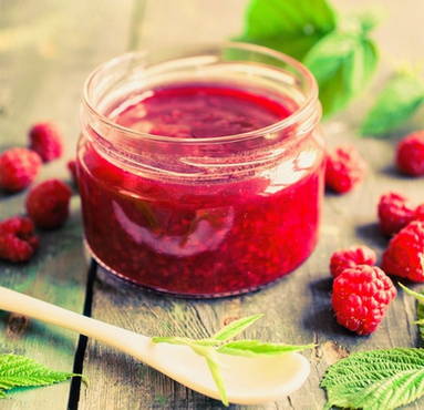 Himbeermarmelade mit Agar-Agar