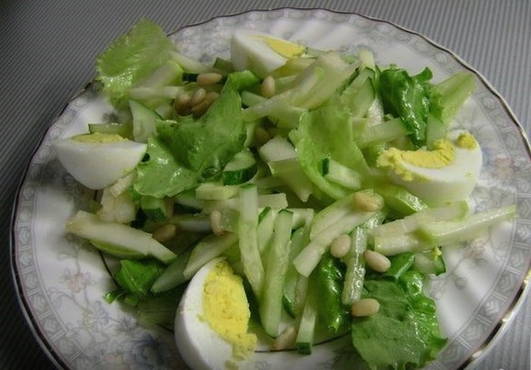 Kürbissalat im Sommer