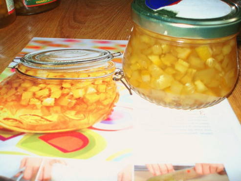 Zucchini-Marmelade mit Zitrone