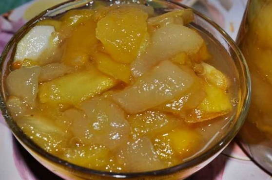 Marmelade aus Äpfeln und Birnen zu Hause für den Winter