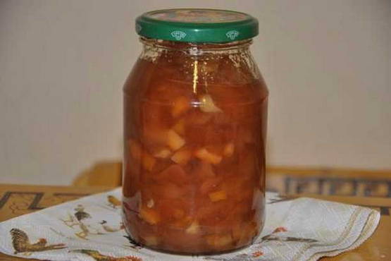 Zuckerfreie Birnenmarmelade für den Winter
