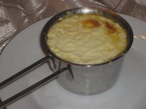 Julienne sa škampima i gljivama u pećnici