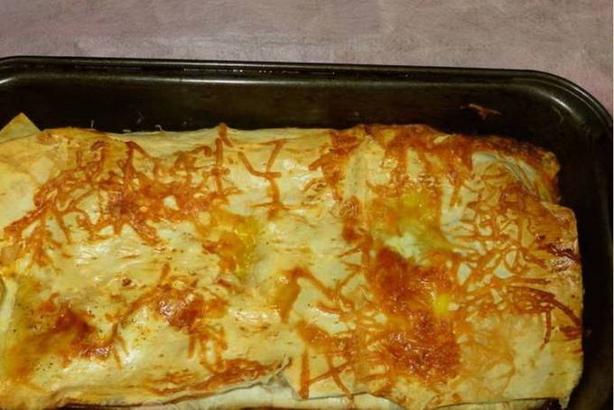 Lavash achma con pollo