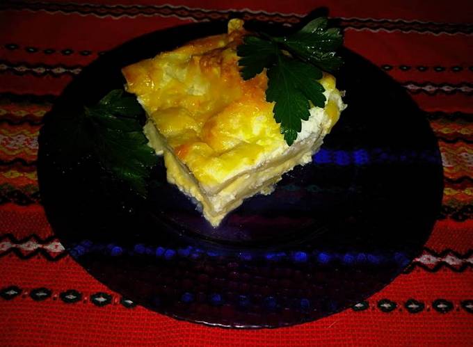 Pita pigra con ricotta al forno