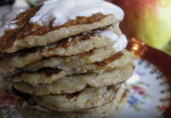Bananpannkakor med havreflingor