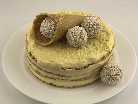 Kucheneisbecher aus Keksen ohne Backen