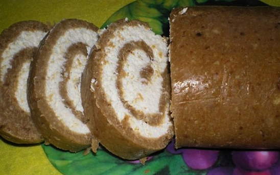 Rotolo di biscotti con ricotta senza cottura