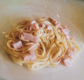 Pasta Carbonara mit Schinken ohne Sahne
