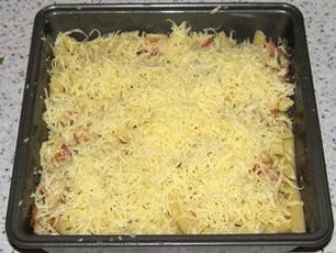 Carbonara con pancetta, panna e uovo
