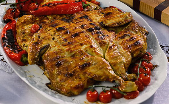 Tabacco di pollo alla griglia