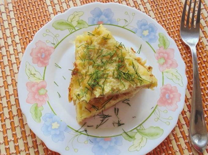 Sformato di patate al forno con pollo