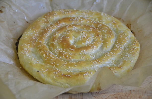 Lumaca di pollo in pasta sfoglia
