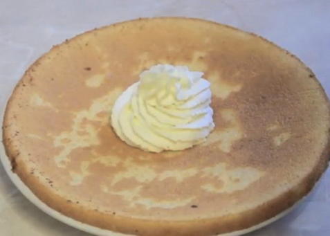 Sahne-Milch-Eisbecher für Kuchen